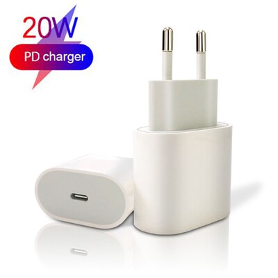 20W PD USB C Fast Charger For iPhone 12 Mini Pro Max 11 XS