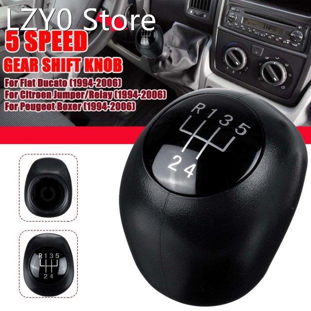 5 Speed Gear Shift Knob Lever Shifter Hand Ball Plastic For