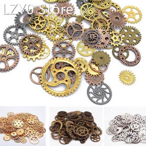 100g Pieces Lots Vintage Steampunk Wrist Watch Parts Gears W
