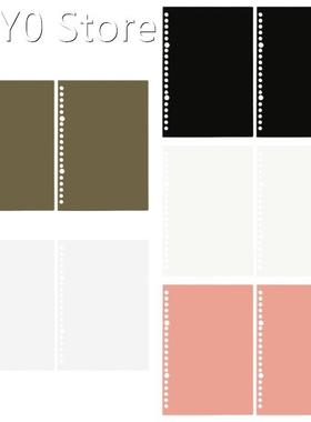 2 Sheets Matte Loose-leaf Covers 26 20 Holes Index Divider S