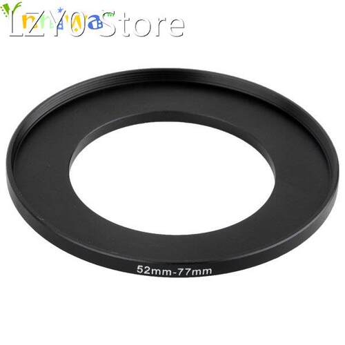 52-77mm Metal Step Up Rings Lens Adapter Filter Set