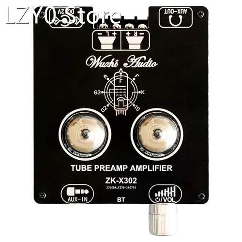 ZK-X302 Bluetooth 5.0 Tube Amplifier Module 6J1 Tube Precise