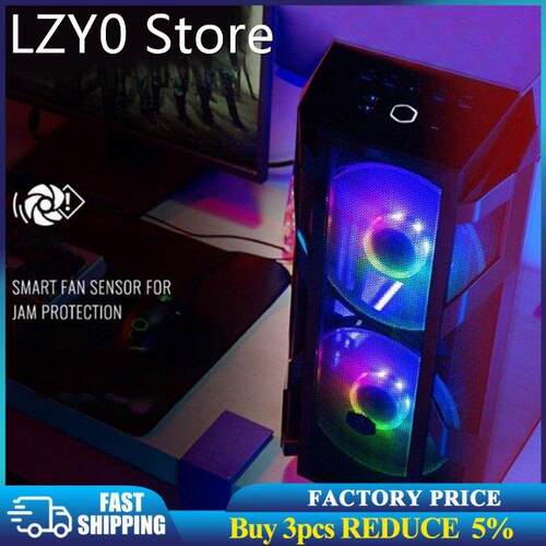 MF200R RGB PC Case Fan 200mm 12V 3 Pin Quiet Cooling Fan Coo