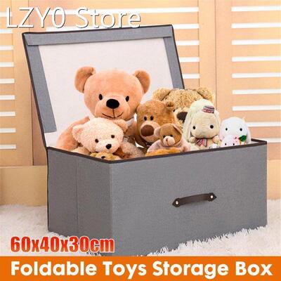 60cm Large Odorless Collapsible Kids Toys Box Chest Storage
