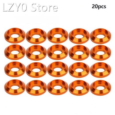 20Pcs 6061 Aluminum Alloy Screw Washers Gaskets for M3 Hex S