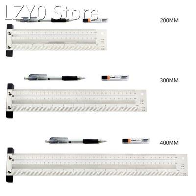 High-precision Hole Scale Ruler T-Rule T Square mm/in Fine W