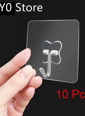 10PCS Hook Strong Transparent Suction Wall Sucker Hanger Wat