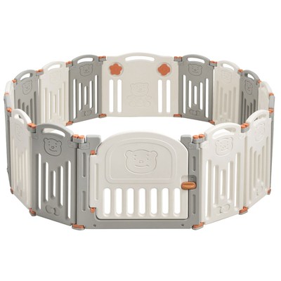 Foldable Baby Playpen 16 Panel Activity Center Home Self Yar