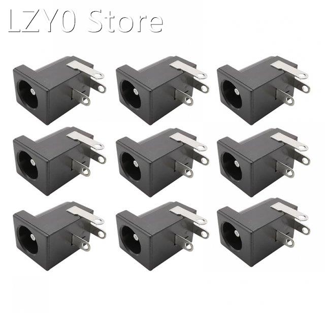 10Pcs DC005 5.5 x 2.1mm DC Power Jack Socket Barrel Connecto