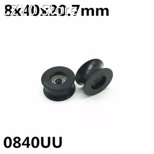 Pull 8mm New Nylon Roller 10PCS Groove 0840UU Bearings Guide