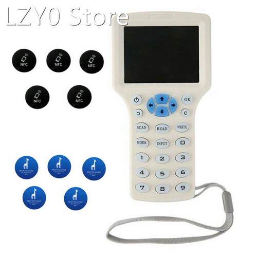 New Handheld RFID Copier 13.56Mhz NFC Smart Chip Card Reader