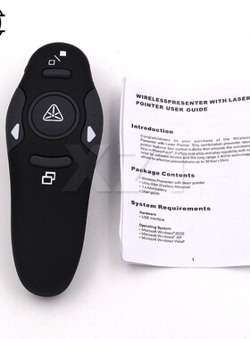 Mini 2.4Ghz Wireless Presenter Remote Red Laser Pointers Pen