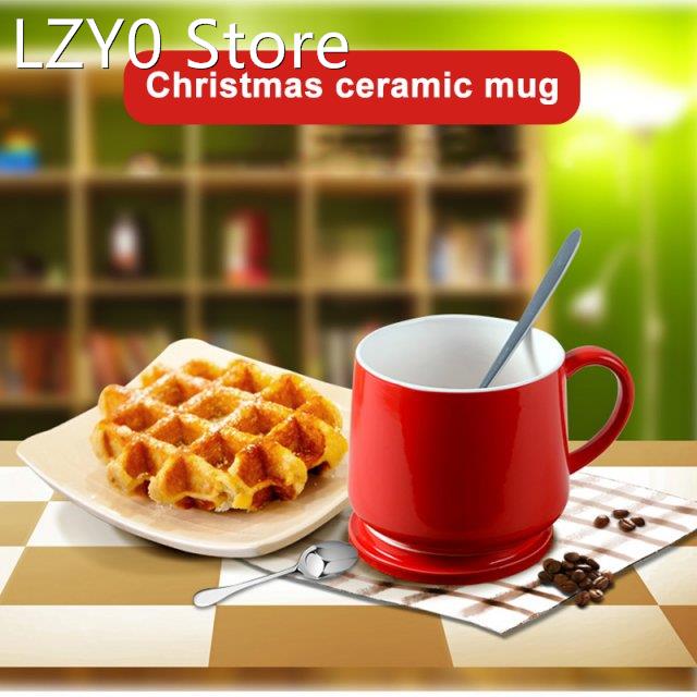 3D Christmas Mug 3D Ceramic Cup Cute Coffee Mug for Water Te