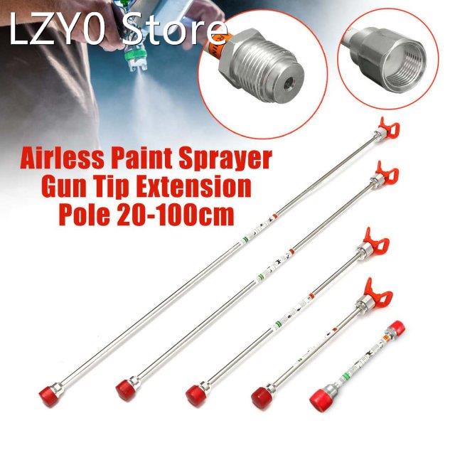 Airless Paint Sprayer Tip Extension Pole Spray Tool Fits For