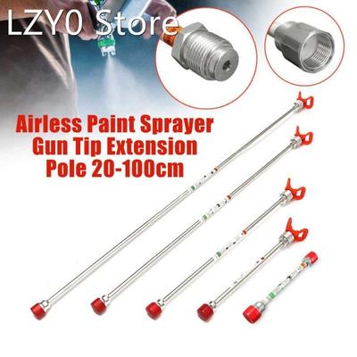 Airless Paint Sprayer Tip Extension Pole Spray Tool Fits For