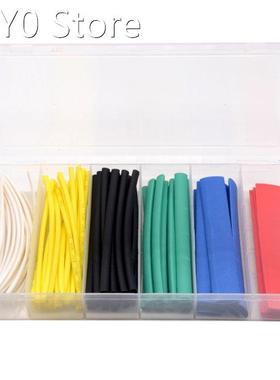 100pcs/lot 6 Sizes Assorted 2:1 Flame-retardant Boxed Colore