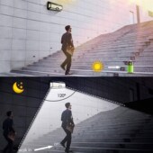 Night Powered Light Motion LED Solar with Sensor Lamp