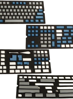 XDA Blue Gray Blank Full Keyset For MX Mechanical Keyboard S