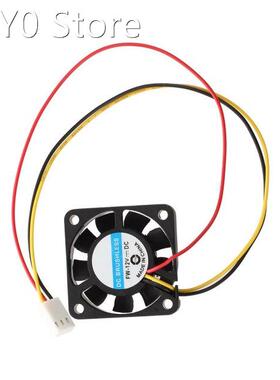 2 Pcs 3 Pin 40mm Square PC Computer Cooling Fan DC 12V Black