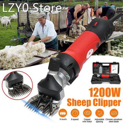Electric Sheep Goat Shearing Machine 6 Gears Speed Clipper F