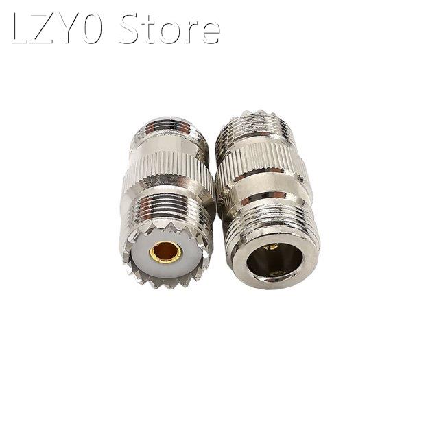 2/1pcs PL259 SO239 UHFTo N Jack Connector UHF Female to N Fe