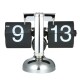 Clock Desk Small Retro Table Over Scale Flip Stainless