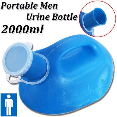 2000ml Unisex Polyethylene Urinal Toilet Urine Urination De