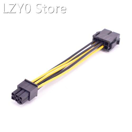 PCI-e 6Pin Male to CPU 8Pin 4+4Pin Female Power Supply Cabl