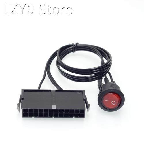 ATX/EPS 24pin Power supply Jump Start cable with ON / OFF b