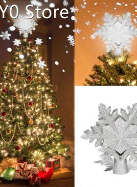 Christmas Tree Decoration LED Snowflake Star Projector Lamp