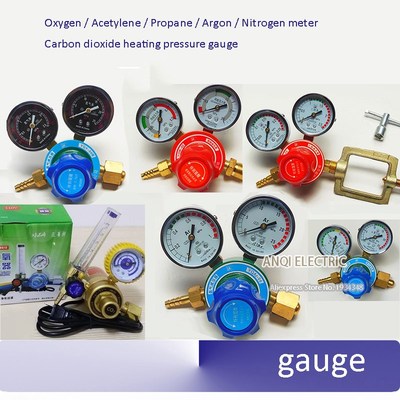 Copper Oxygen Acetylene Propane Argon Nitrogen meter Reduce