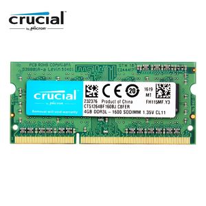 Crucial RAM SO DIMM DDR3 DDR3L 8GB 4GB 1333MHZ 1066MHz 1600