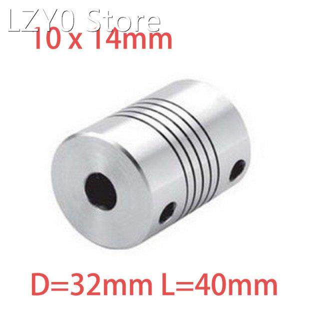 2PCS 10x14mm CNC Stepper Motor Shaft Coupler Flexible Coupli