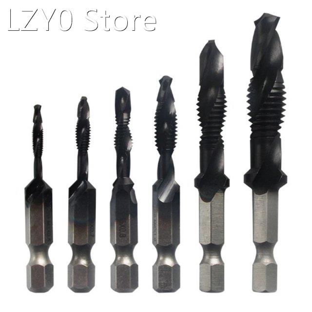 Hex Thread Spiral Screw Composite Tap Drill Bit M3-M10 High