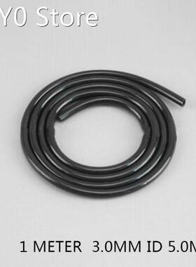 High Quality 1m Black Fuel Petrol Hose 3.0mm ID 5.0mm OD For