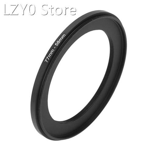 77mm-58mm 77mm to 58mm Black Step Down Ring Adapter for Came