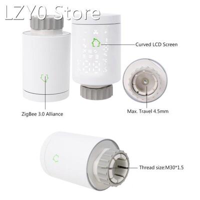 TUYA Zigbee3.0 Wifi TRV Thermostat Thermostatic Radiator Act
