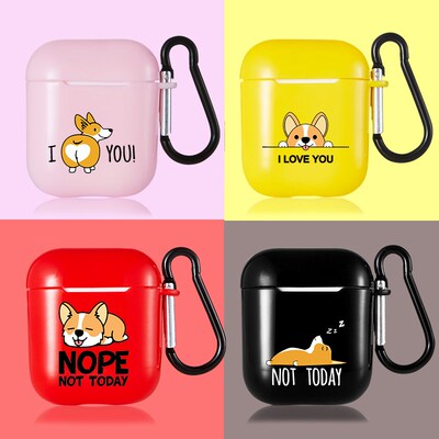 Corgi Solf Silicone Case for Airpods 1 2 Pro Cases Shockpro