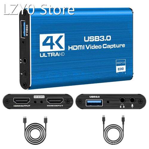 4K HDMI-compatible USB 3.0 Video Capture Card 1080P 60fps HD