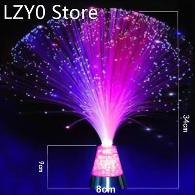 New LED Sensory Colour Changing Fibre Optic Lamp For Christm