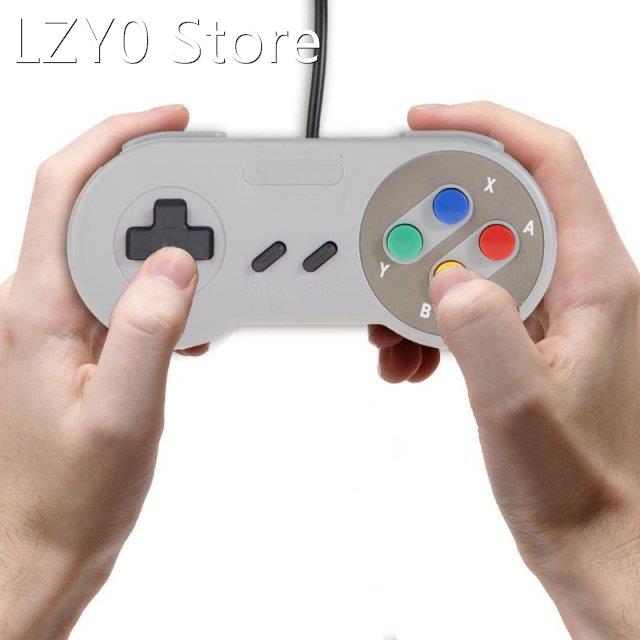 2pcs USB Game Pads Classic Famicom Controller for Super Nint