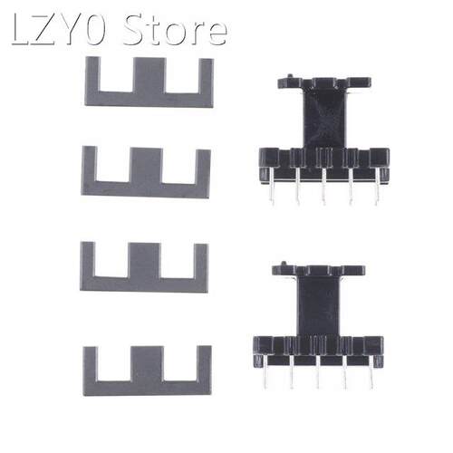 5 Sets EE25 5+5pin Transformer Bobbin PC40 Ferrite Core Vert