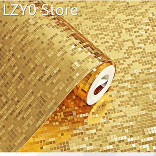 Silver Gold Foil 3D Wallpaper Glitter Decor Craft Paper Home