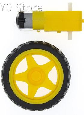 Deceleration DC motor + supporting wheels , a / smart car ch