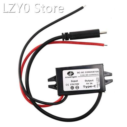 Szwengao 12V 24V to 5V 3A Step Down DC DC Converter Regulato