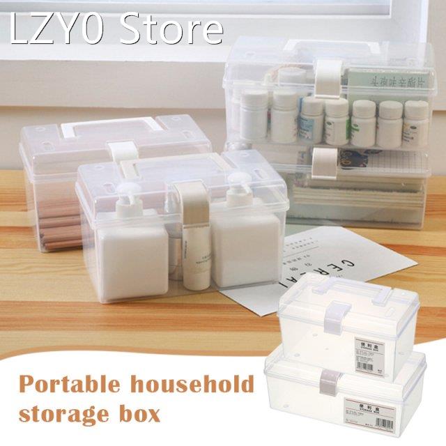 Multipurpose Plastic Clear First Aid Box Portable Medical Ki