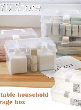 Multipurpose Plastic Clear First Aid Box Portable Medical Ki