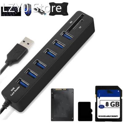 USB Hub 3/6 Port Expander Adapter USB 3.0 Hub Multi USB Spli