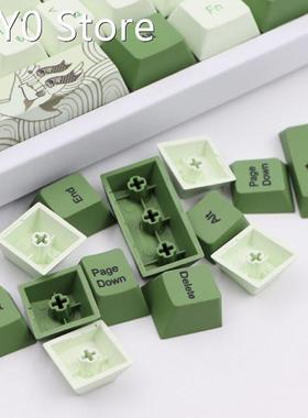 127-key Matcha Keycaps PBT Sublimation OEM Hight Mechanical