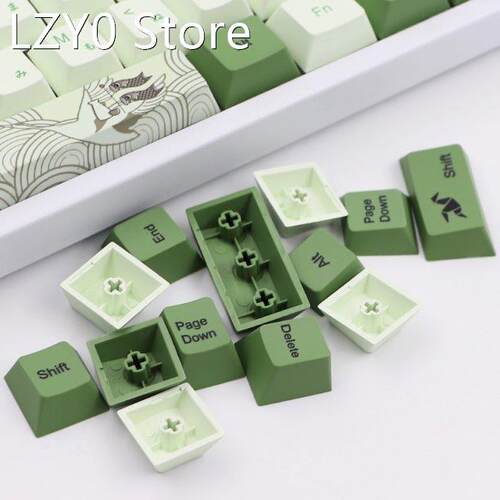 127-key Matcha Keycaps PBT Sublimation OEM Hight Mechanical